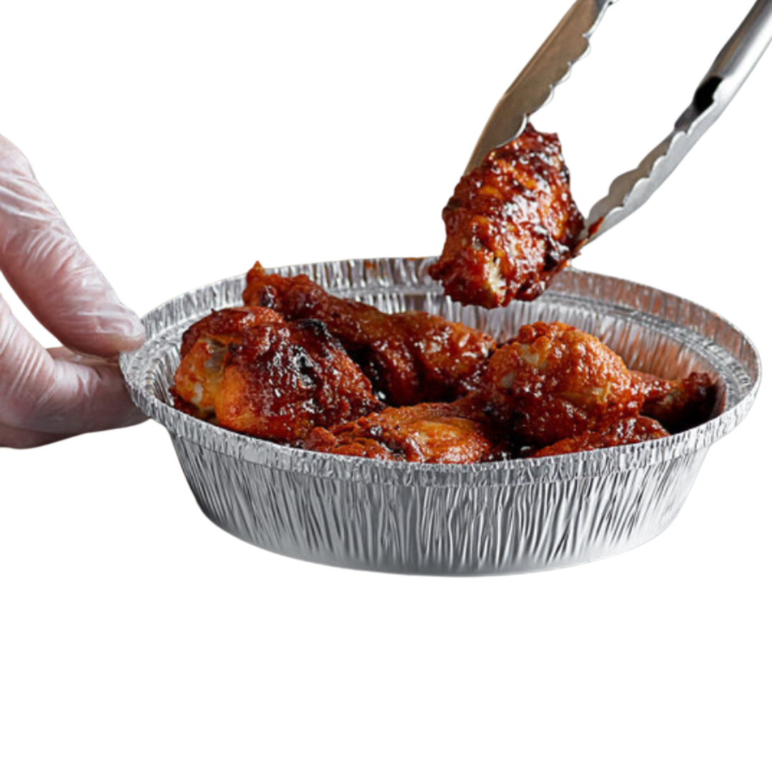 7" Round Foil Take-Out Containers