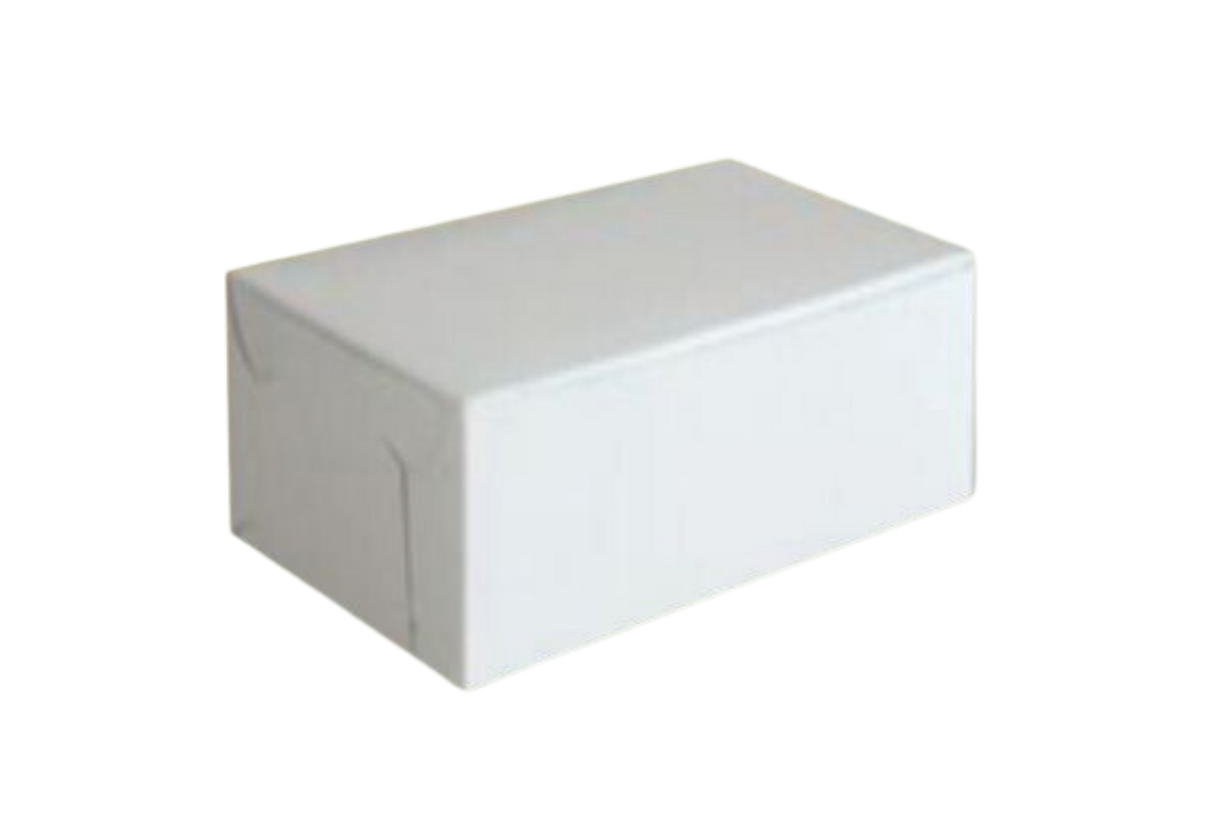 6.5" x 4.5" x 3.5" White Cake Box