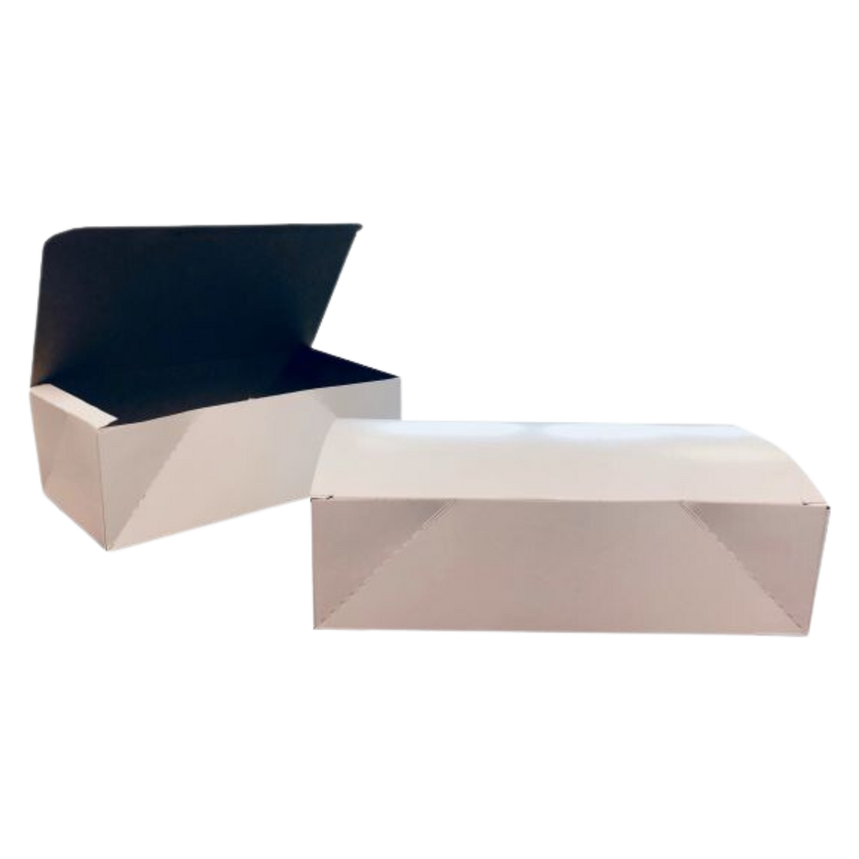 White Top Fold Snack Box
