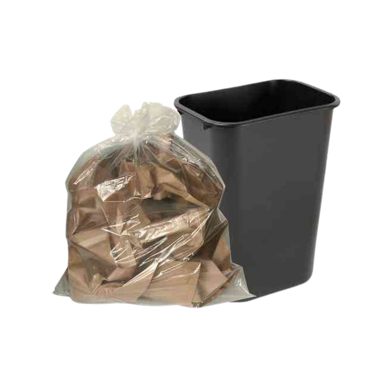 30" x 38" Strong Clear Garbage Bags