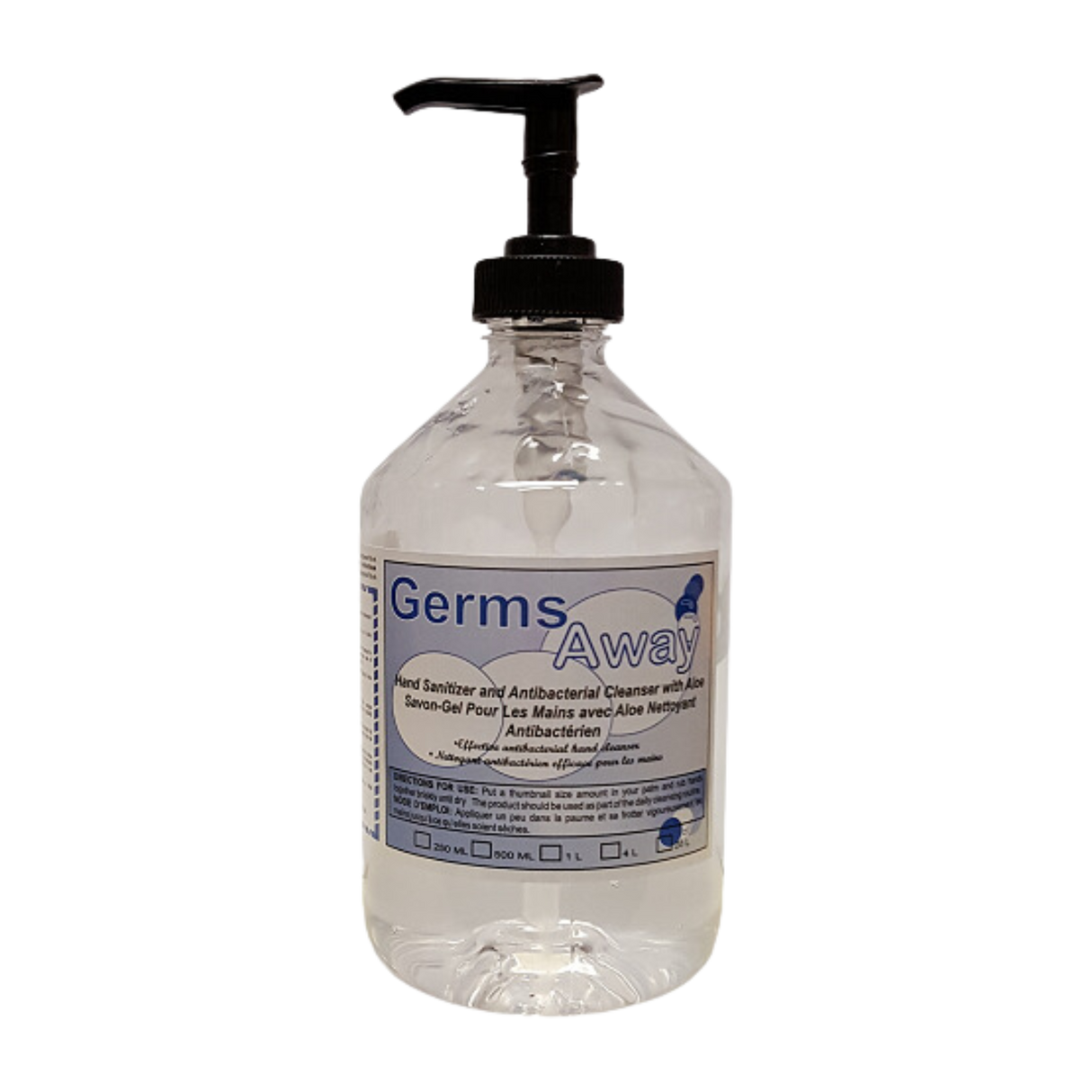 Germs Away Hand Sanitizer With Hand Pump