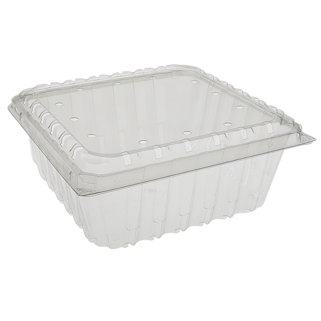 32 oz Blueberry Hinged Lid Container
