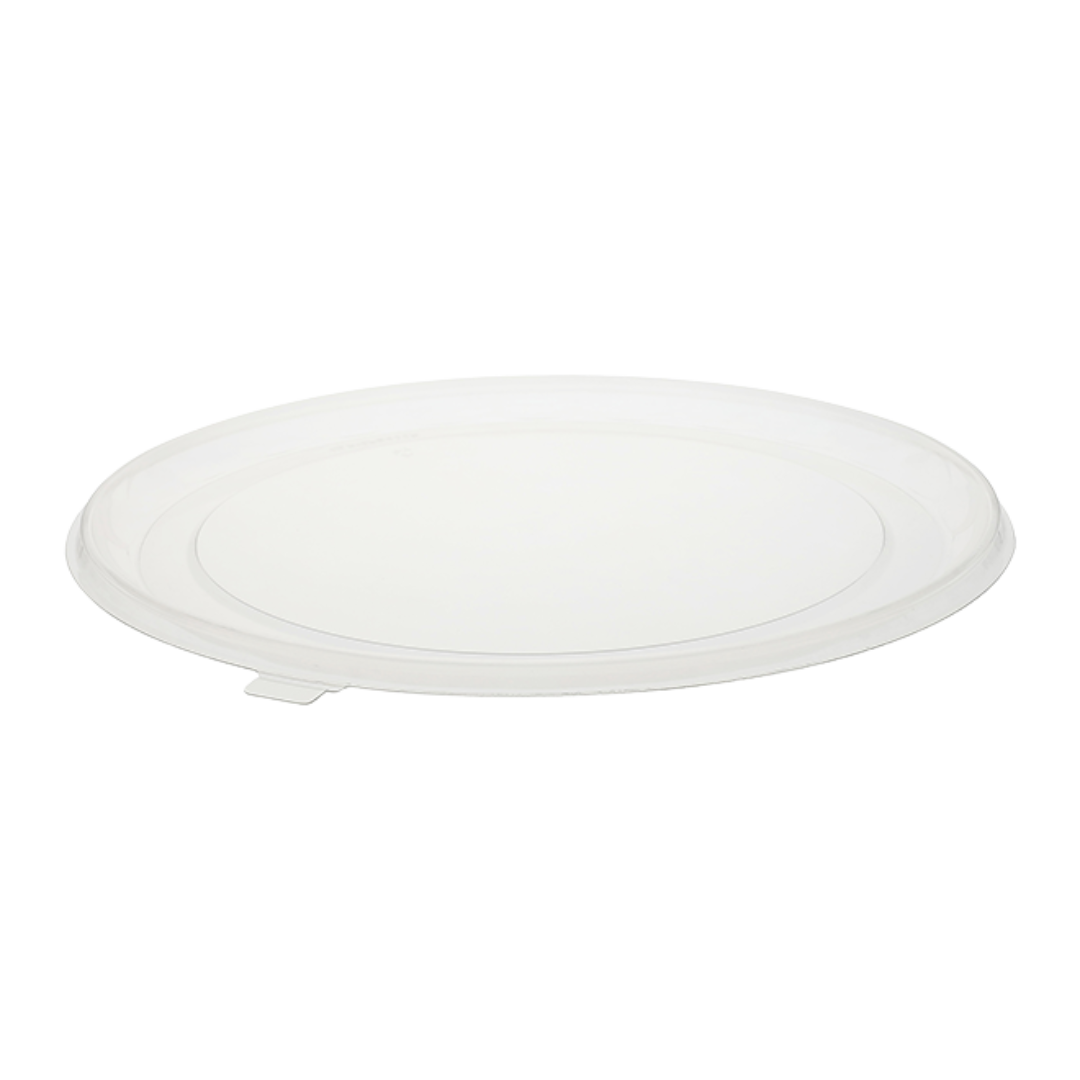 12" Round Clear PET Catering Tray