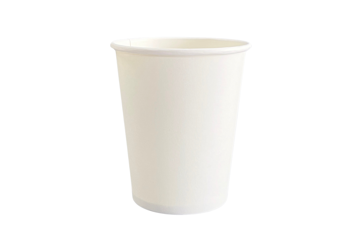 8 oz White Paper Hot Cups