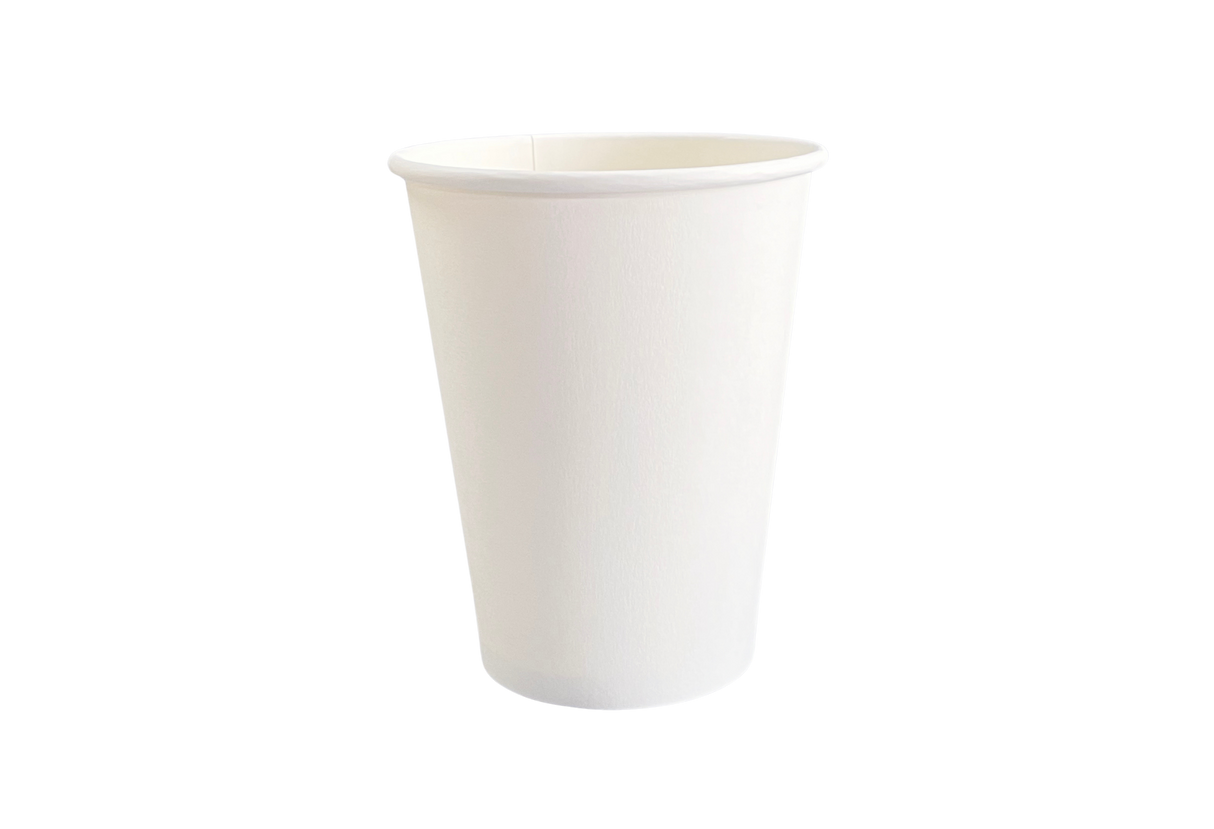 12 oz White Paper Hot Cups