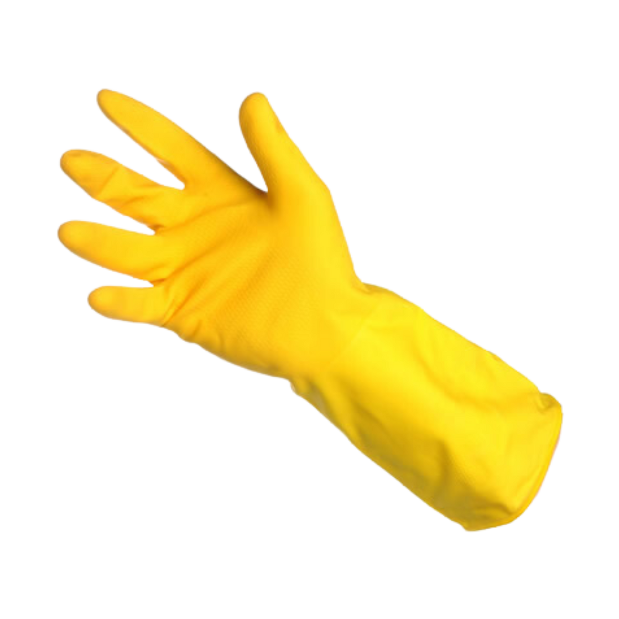 Small Yellow Latex Kitchen Gloves