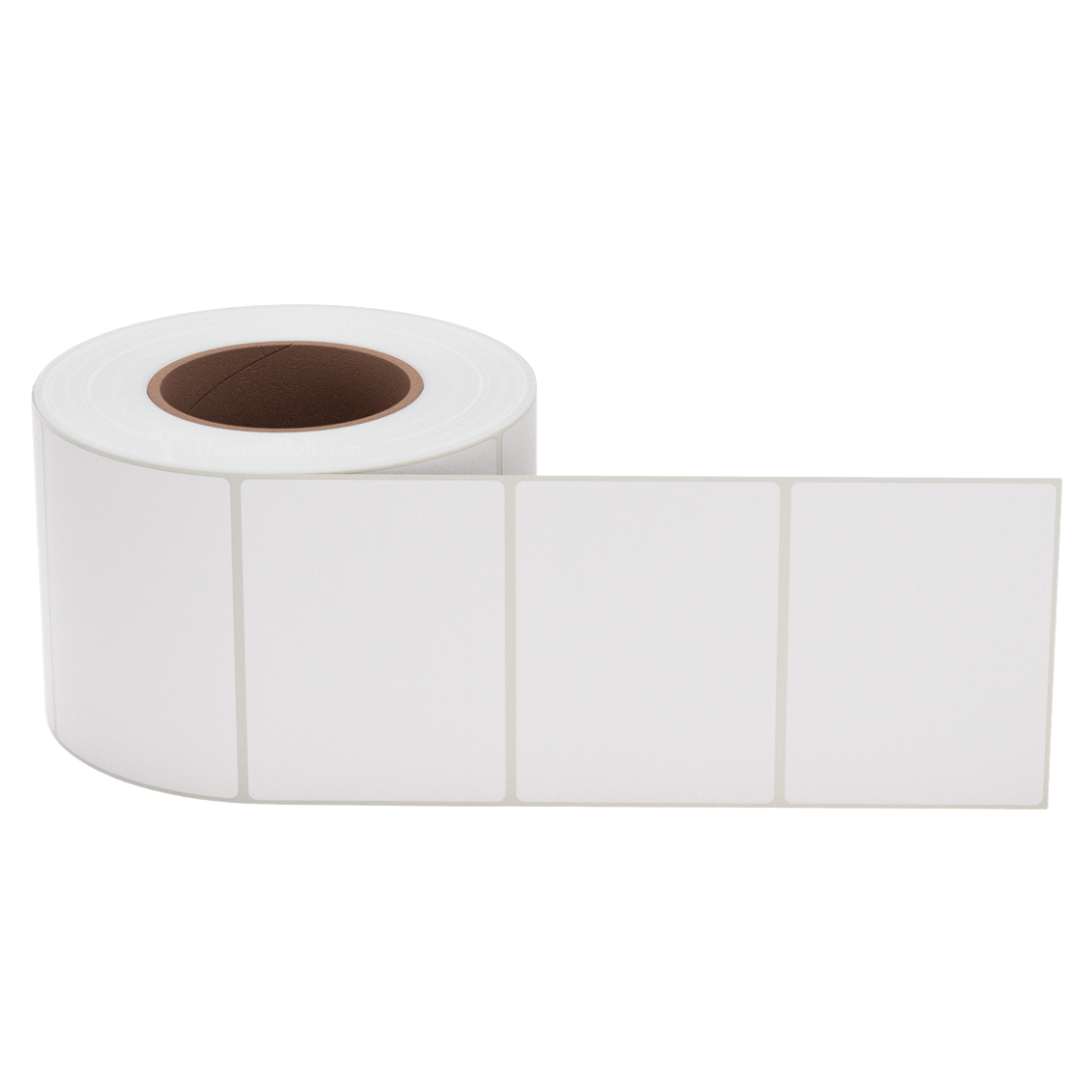 4"x3" White Matte PP Label