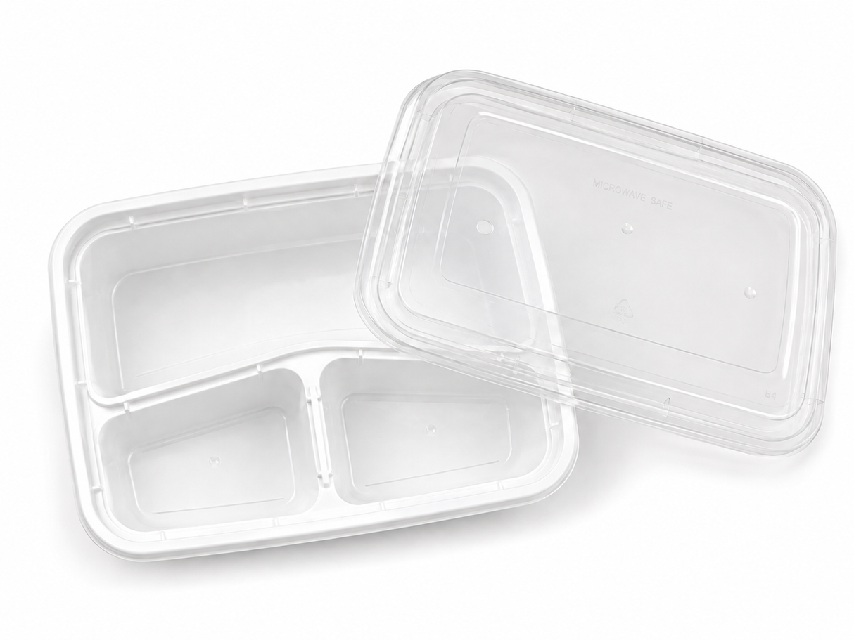 Take-Out Microwaveable Combo Container - MC2403-MC - 150 Sets, 10x6L/S