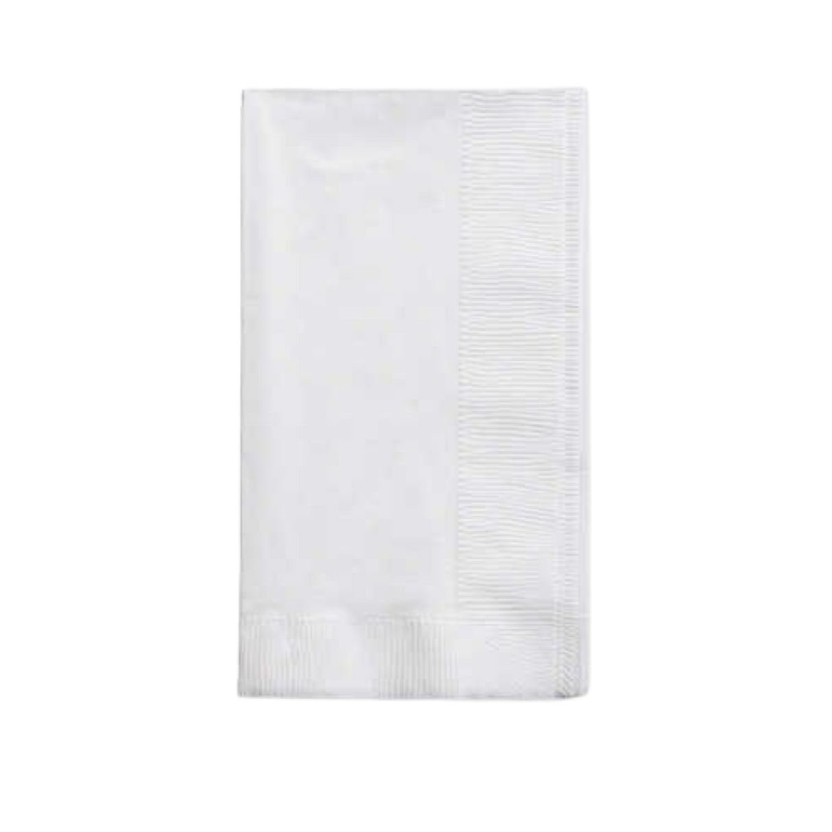1 ply White Embossed Dinner Napkins