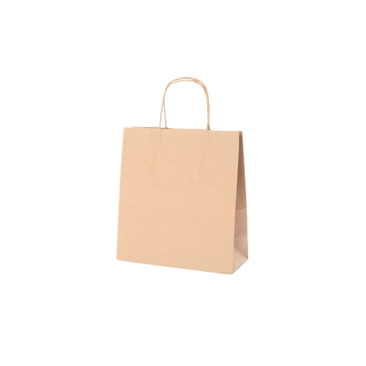 8.5" x 5" x 10" Kraft Paper Bag with Twisted Handle