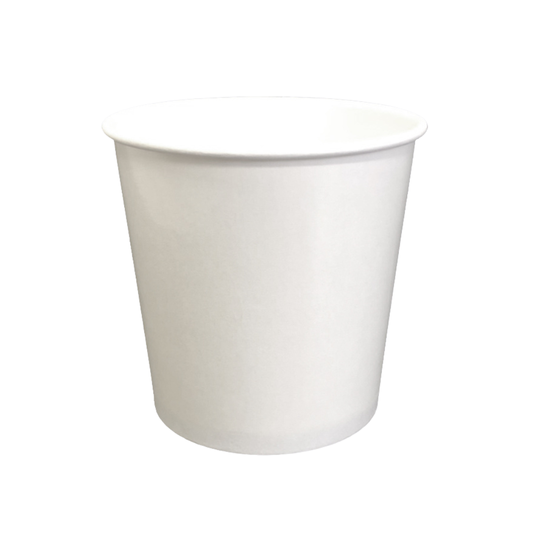 16 oz White Paper Soup Cups