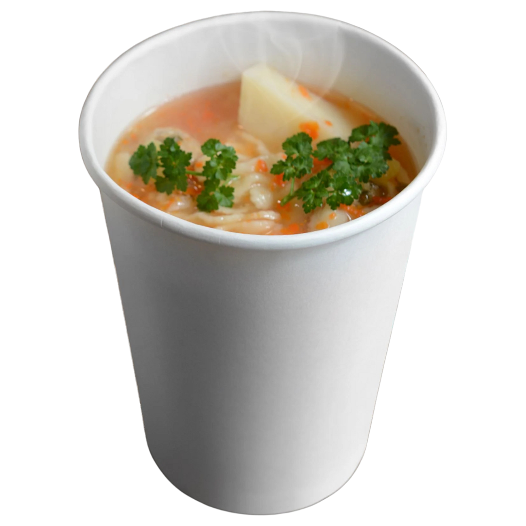 32 oz White Paper Soup Cups