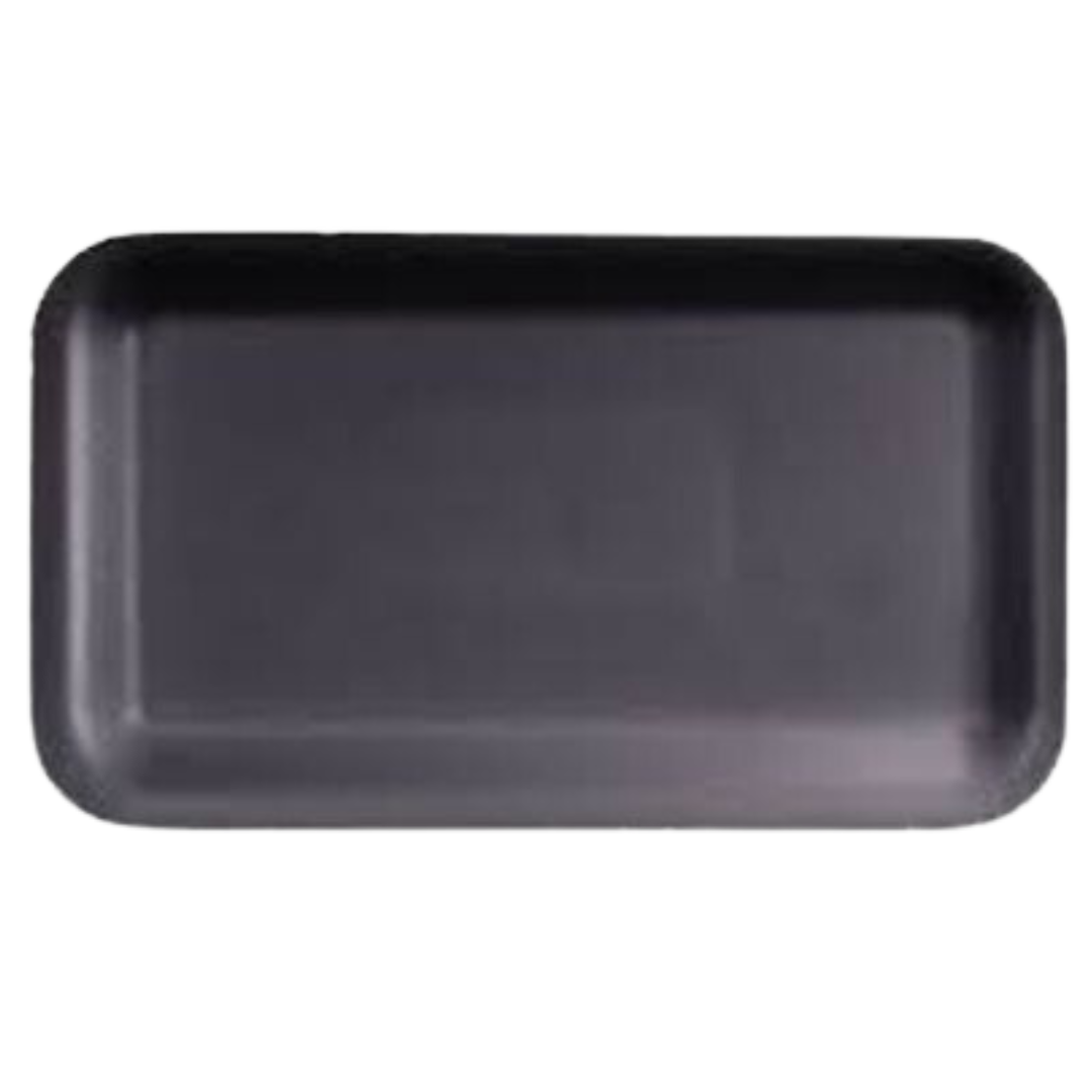 10S Black Foam Trays