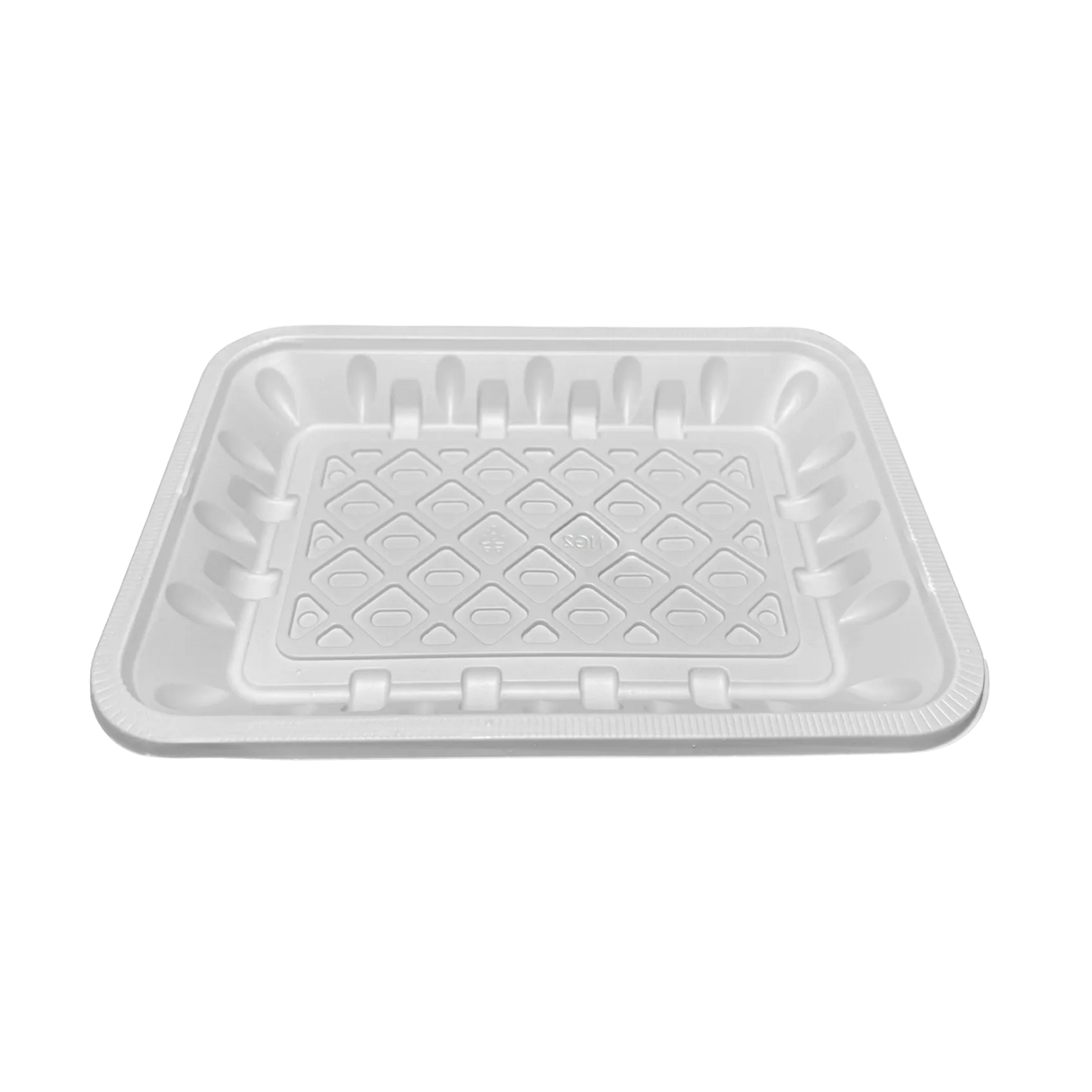 5.3" × 8.3" × 1" White Meat Trays