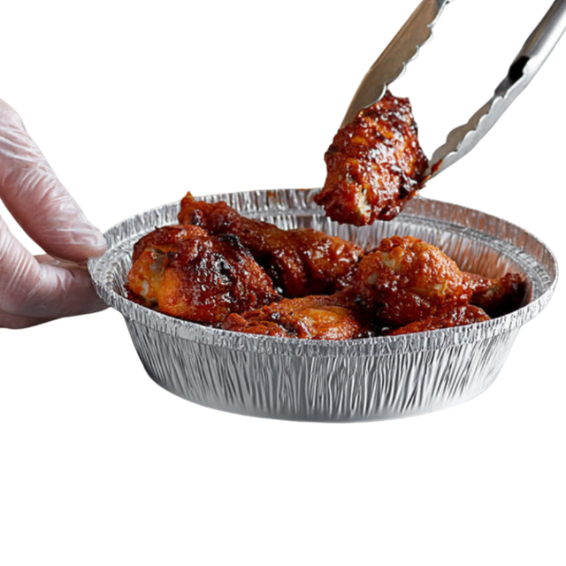 7" Round Foil Take-Out Containers
