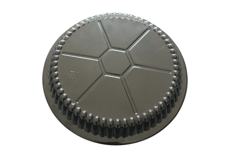 Clear Plastic Dome Lids for 7" Round Foil Take-Out Containers