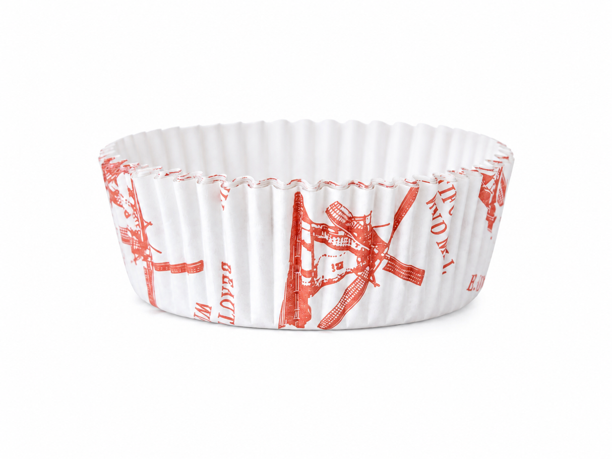 3.54" X 1.18" Laminated Baking Cup - 100pcs/bag,150bag/cs