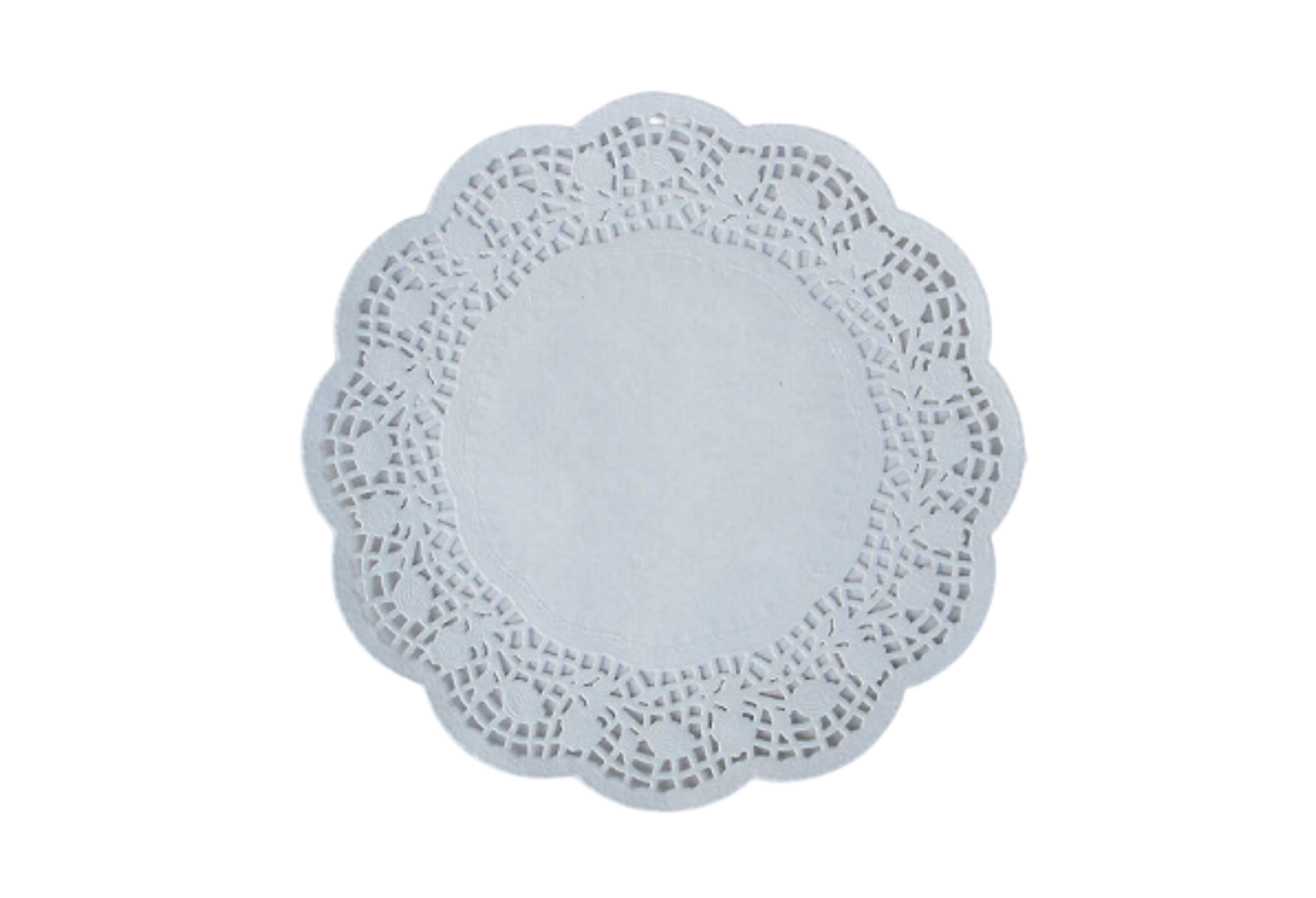 9" White Paper Doilies