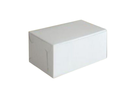 6" x 3.25" x 3” White Cake Box