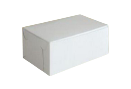 6.5" x 4" x 3" White Cake Box
