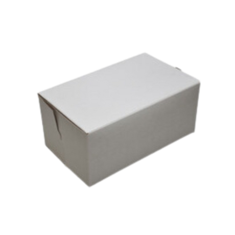 8" x 5.5" x 3.5" White Cake Box