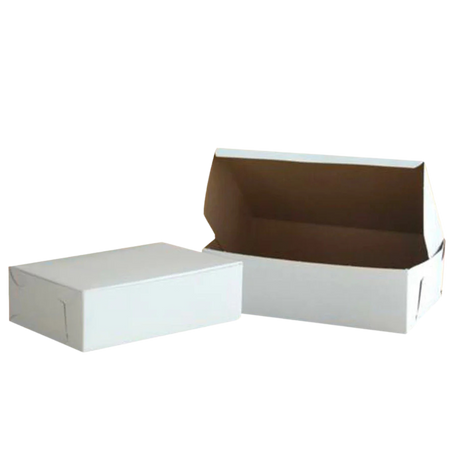 8" x 5.5" x 3.5" White Cake Box