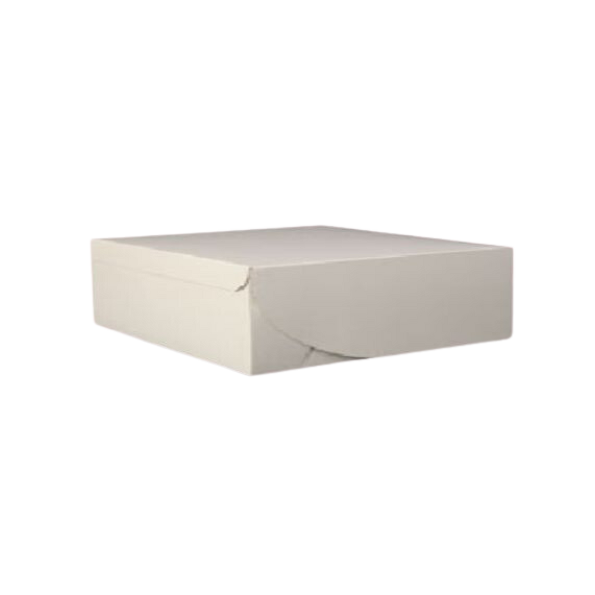 5.5" x 5.5" x 2.5" White Cake Box