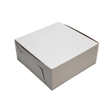 6" x 6" x 2.5" White Cake Box