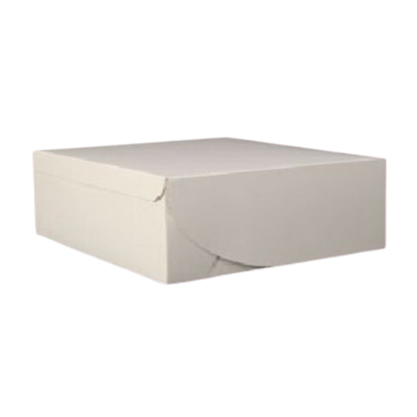 7" x 7" x 3.5" White Cake Box