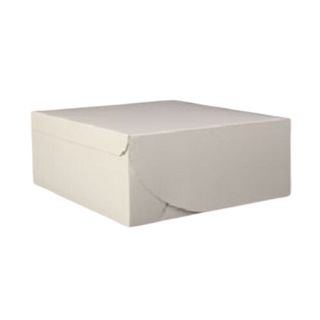 8" x 8" x 5" White Cake Box