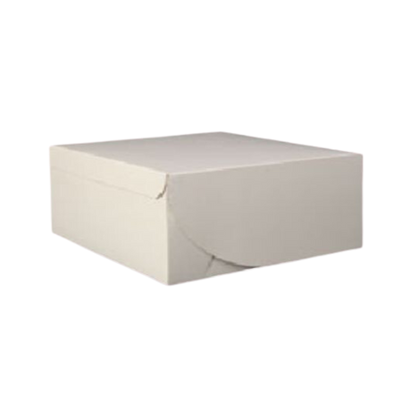 10" x 10" x 5" White Cake Box
