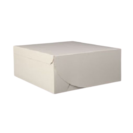 12" x 12" x 4" White Cake Box