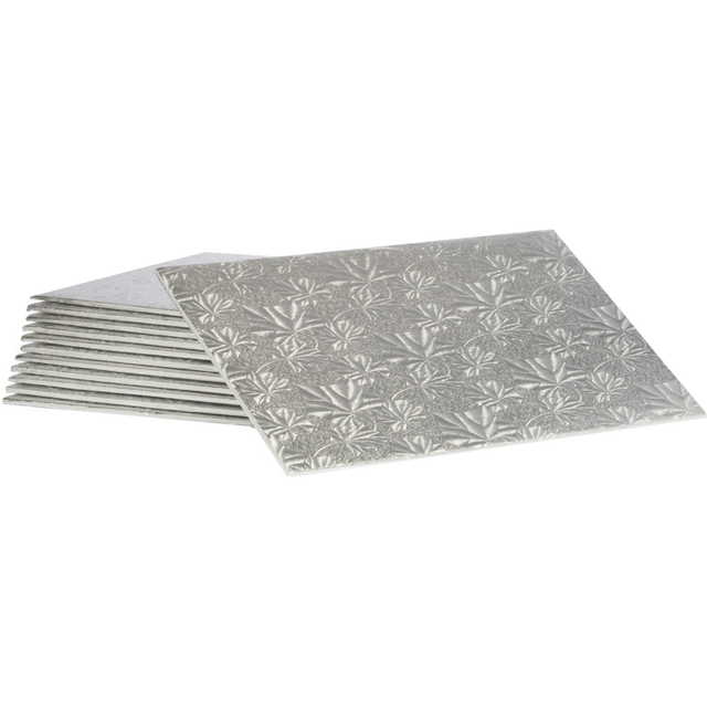 Silver Quarter Slab Cake Box