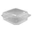 Clear Clamshell Plastic Container