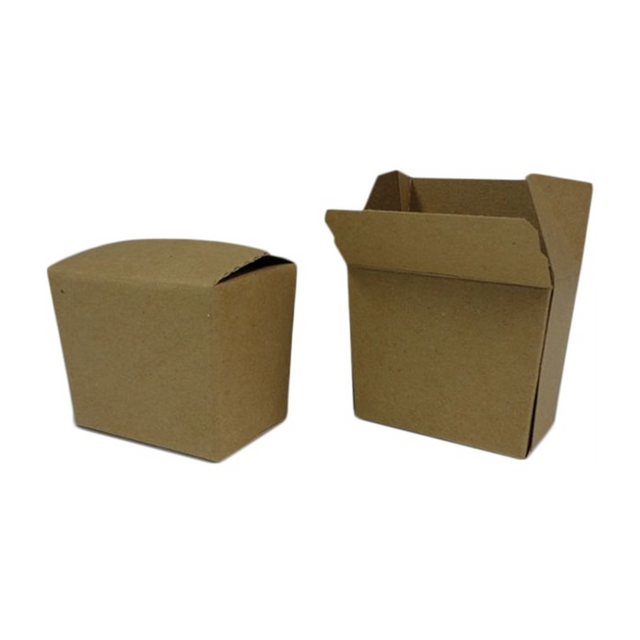 16 oz White Paper Fry Boxes