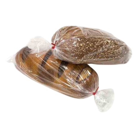 6 lb Clear Side Gusseted Poly Bag