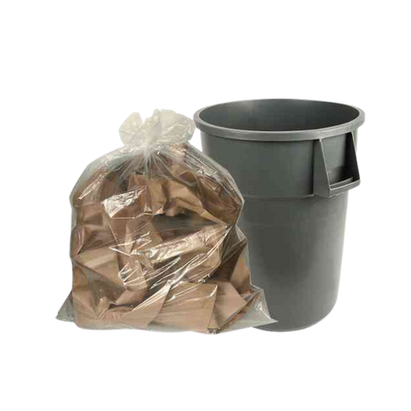 35" x 50" Regular Clear Garbage Bags