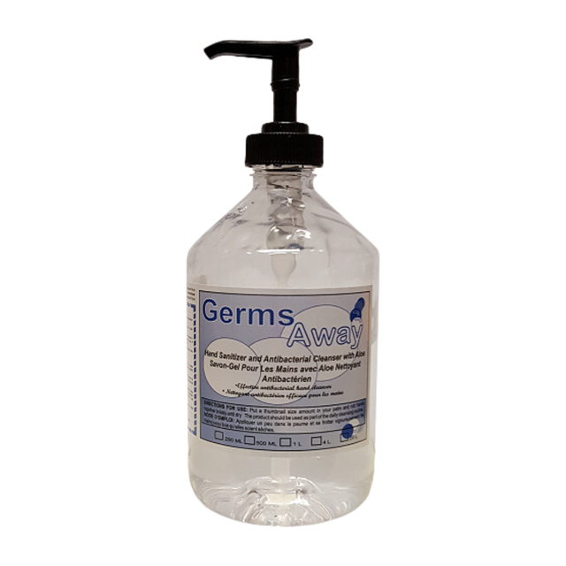 Germs Away Hand Sanitizer With Hand Pump