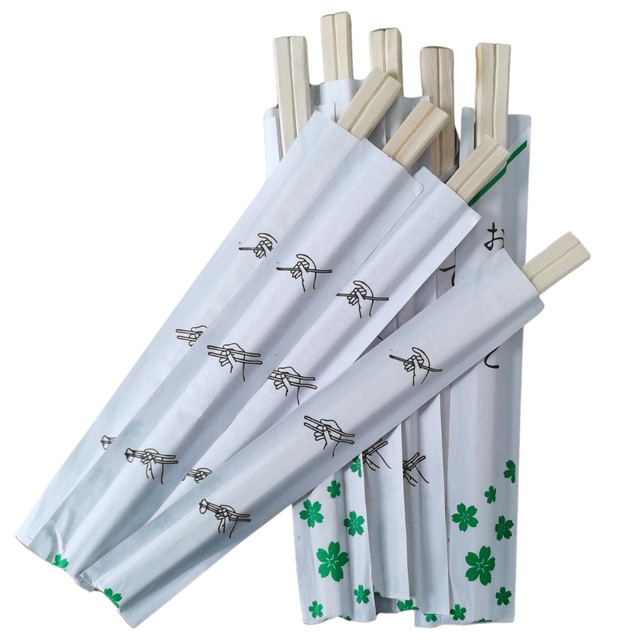 Individually Wrapped Bamboo Chopsticks