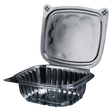 Clear 12 oz Hinged Deli Container