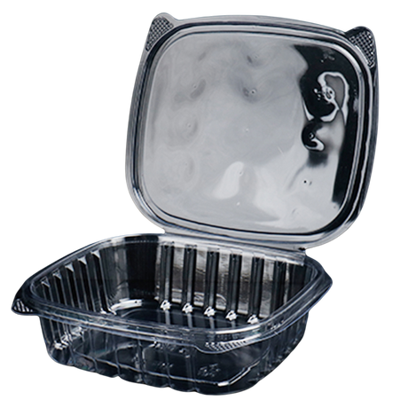Clear 24 oz Hinged Deli Container