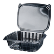 Clear 48 oz Hinged Deli Container