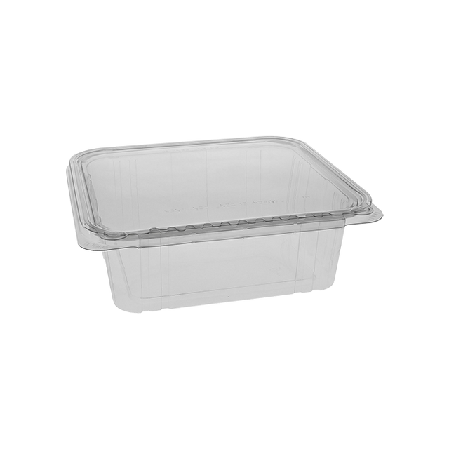 64 oz Tamper evident Hinged Deli Container
