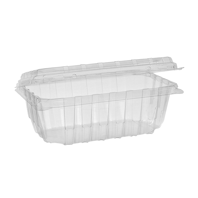 18 oz Blueberry APET Clamshell Container