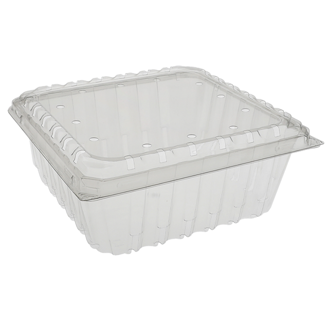 32 oz Blueberry Hinged Lid Container