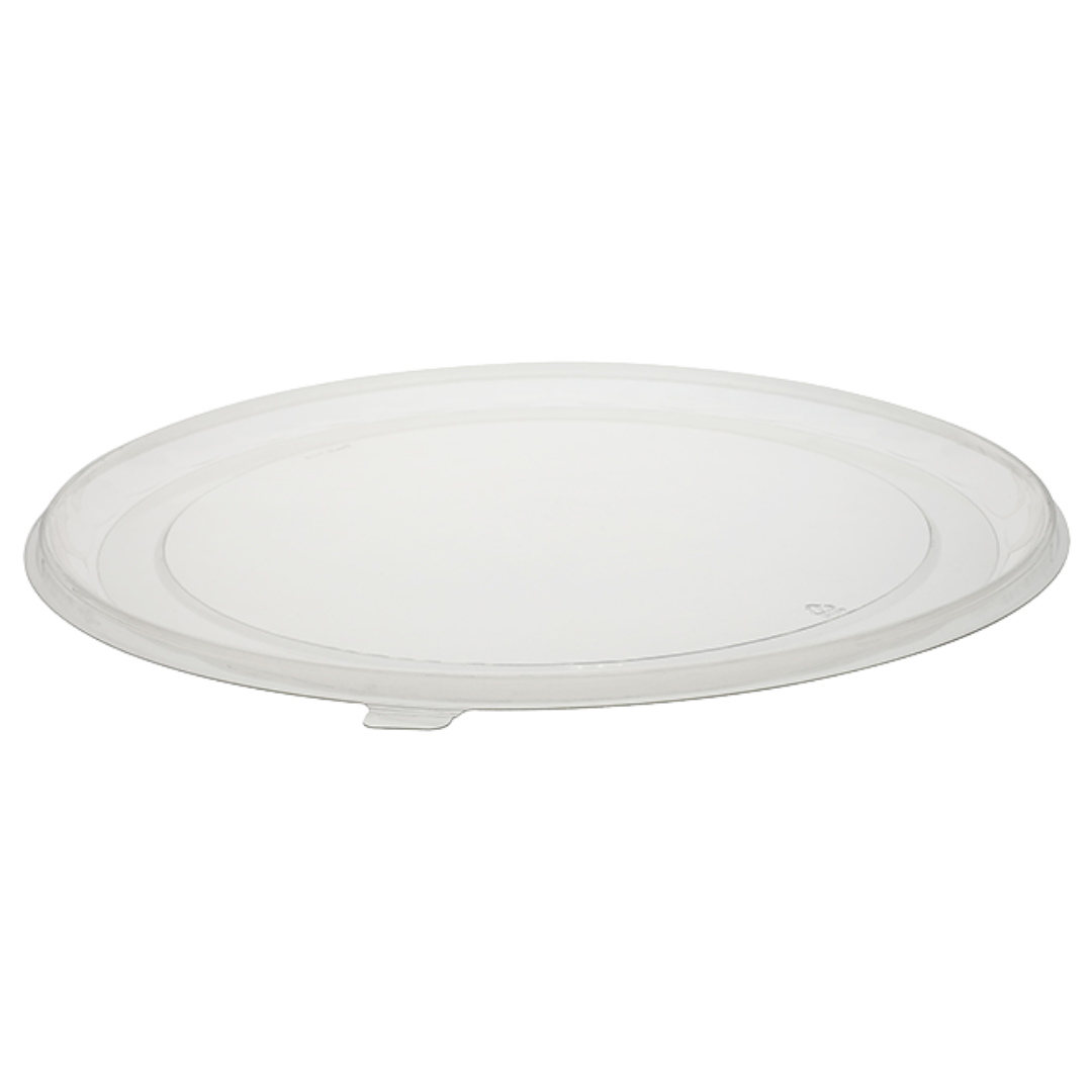 18" Round Clear PET Catering Tray