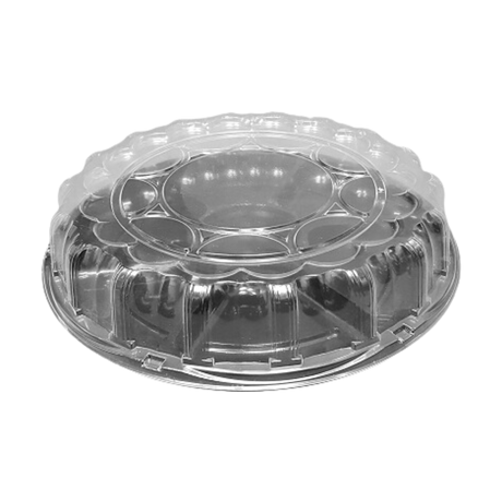 Clear Plastic High Dome Lid for 16" Tray