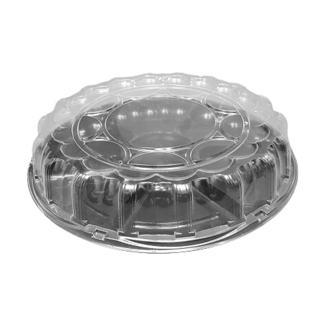 Clear Plastic High Dome Lid for 16" Tray