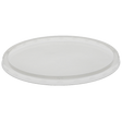 Clear Heavy Flat Lid for 7" PET Round Deli Tub