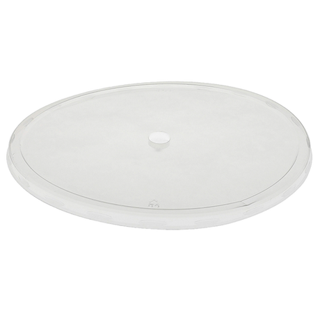 10in Flat Lid with Center Snap - 200 pcs